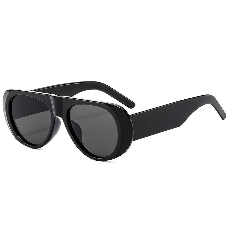 SO&EI Ins Moda Popular Piloto Mulheres Óculos de Sol Retro Azul Verde Tons UV400 Homens Tendências Pernas Largas Óculos de Sol